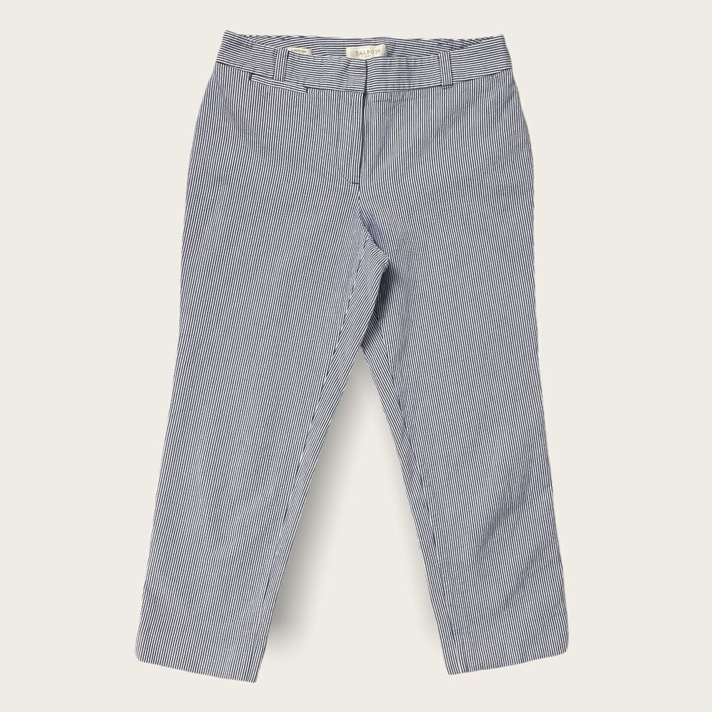 Talbots Signature Seersucker Crop size 6